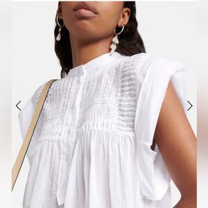 Isabel Marant Etoile Leaza Cap Sleeve Top